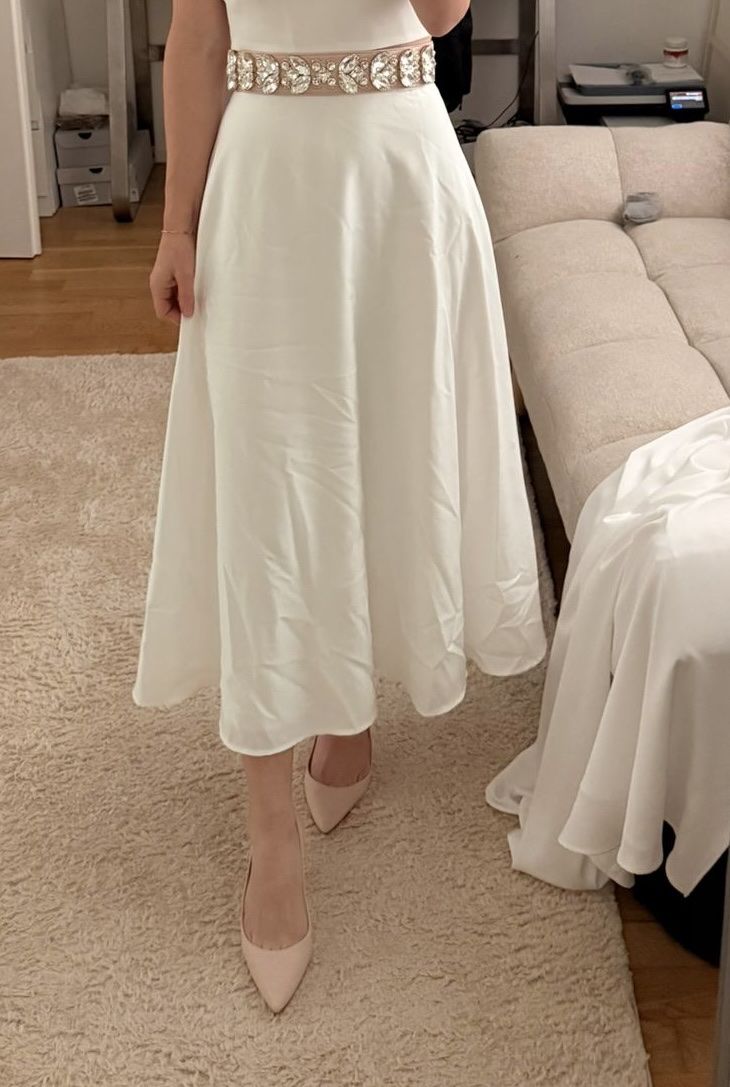 Piqyourdress Gonne: Brautmode Rock lang weiss – Nuovo e nell'imballaggio originale da Reichenburg venduto da Benutzer123_ 2