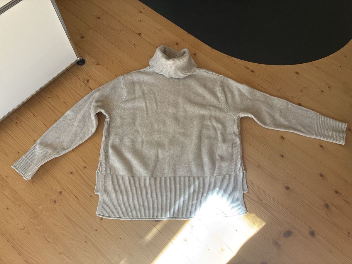 Pullover & Sweatshirts: Strickpullover mit Kragen und Details,Beige, Grösse M – Gebraucht aus Hinterkappelen von chocominza4 1