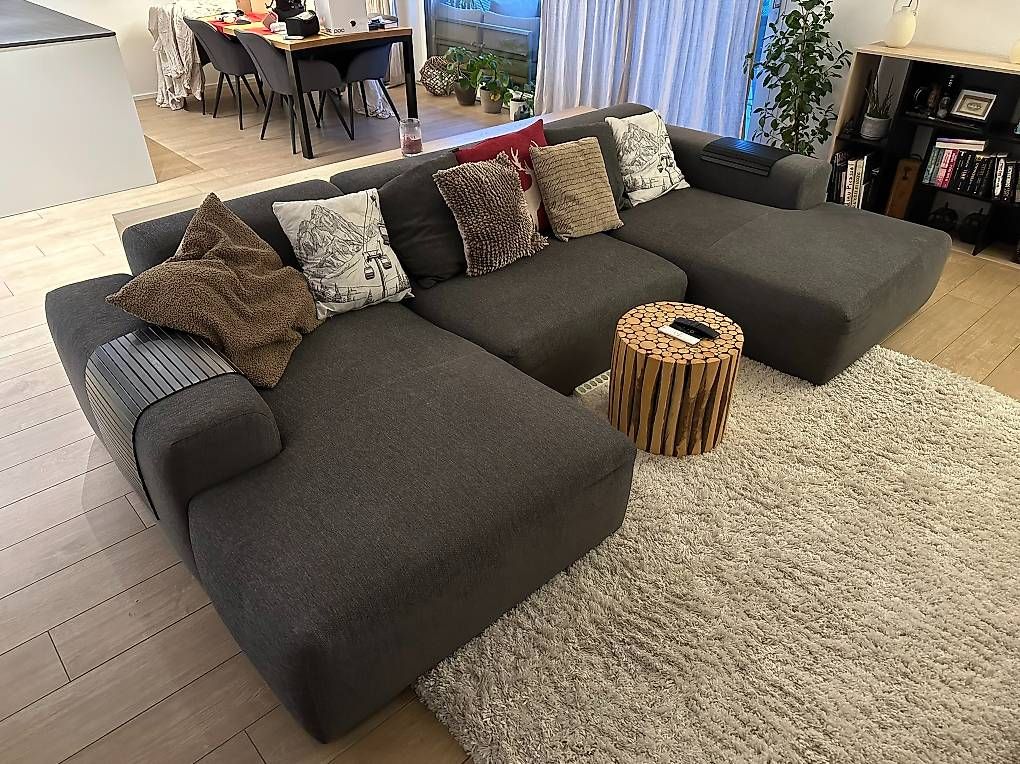 Divani: Hochwertiges Sofa - Anthrazit, Top Zustand! – Usato da Hünenberg venduto da darothsda