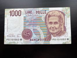 Billet Italie 🇮🇹 1000 lire 