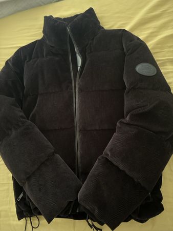 Burberry Daunen/Down Puffer Jacke Corduroy/Cord Brown S