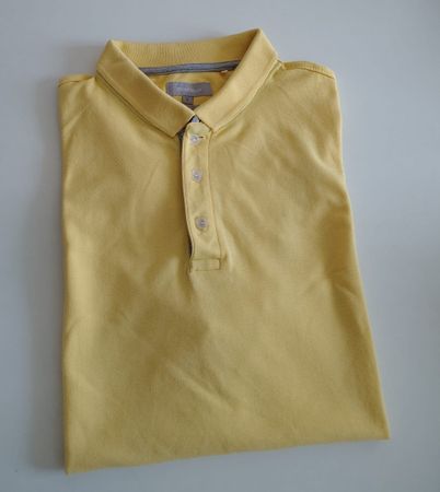 Maddison Poloshirt, Grösse L, Modern Fit, Gelb - ungetragen