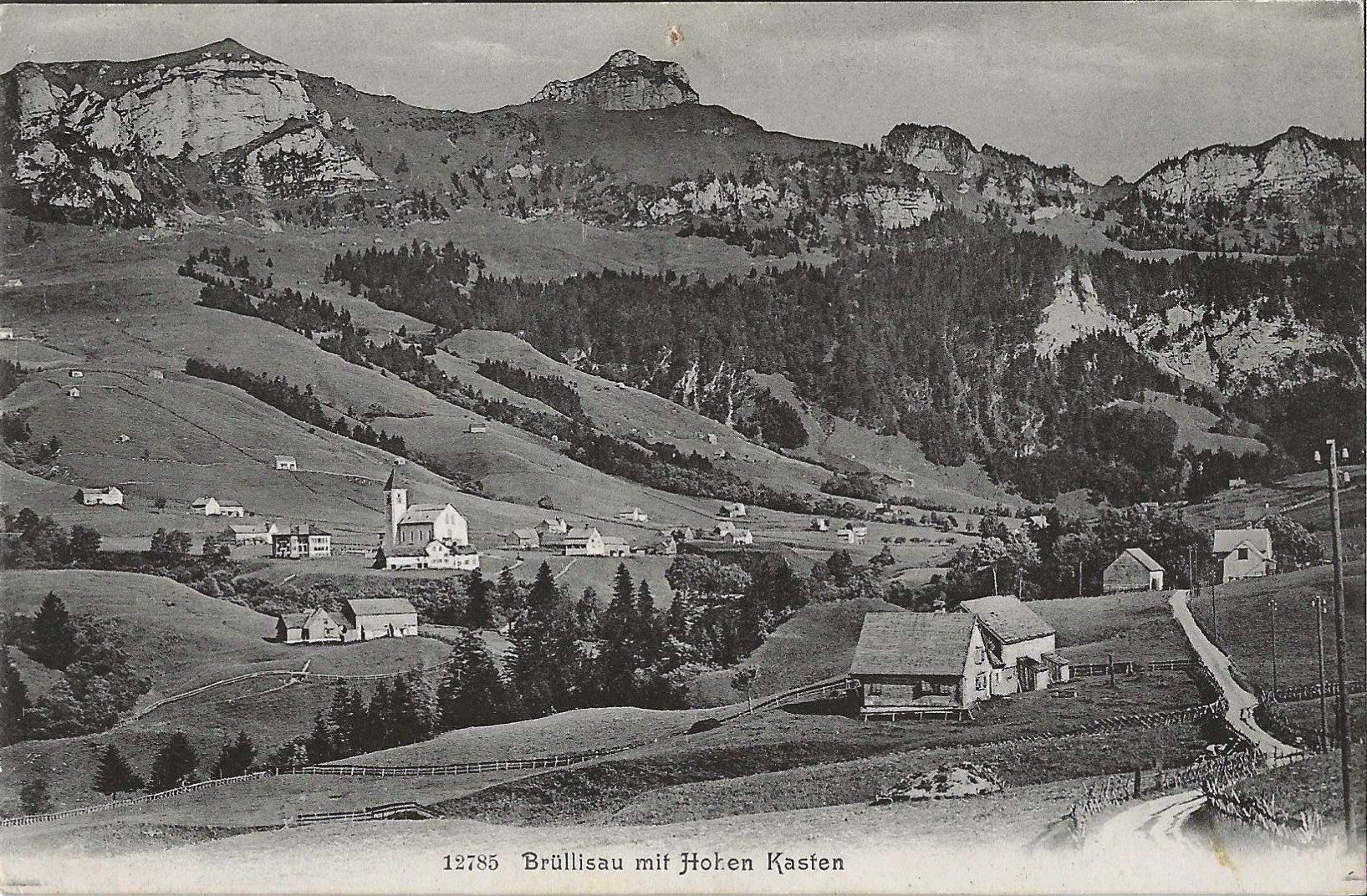 Ansichtskarten: Karte Brüllisau 1906 – Gebraucht aus Zürich von Philacat11