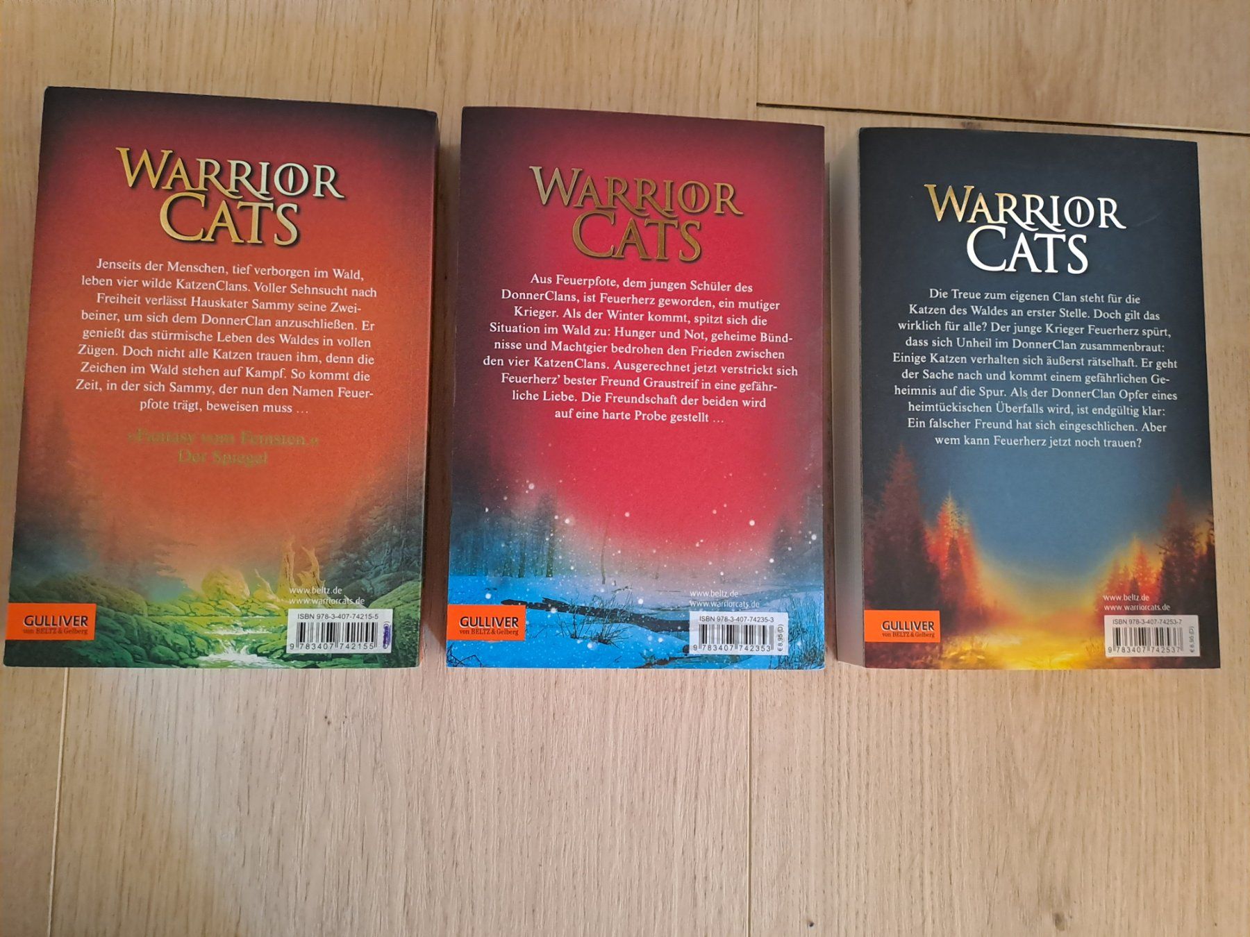 Libri: Warrior Cats Staffel 1 Band 1-3 – Usato da Untereggen venduto da ros_kz89 1