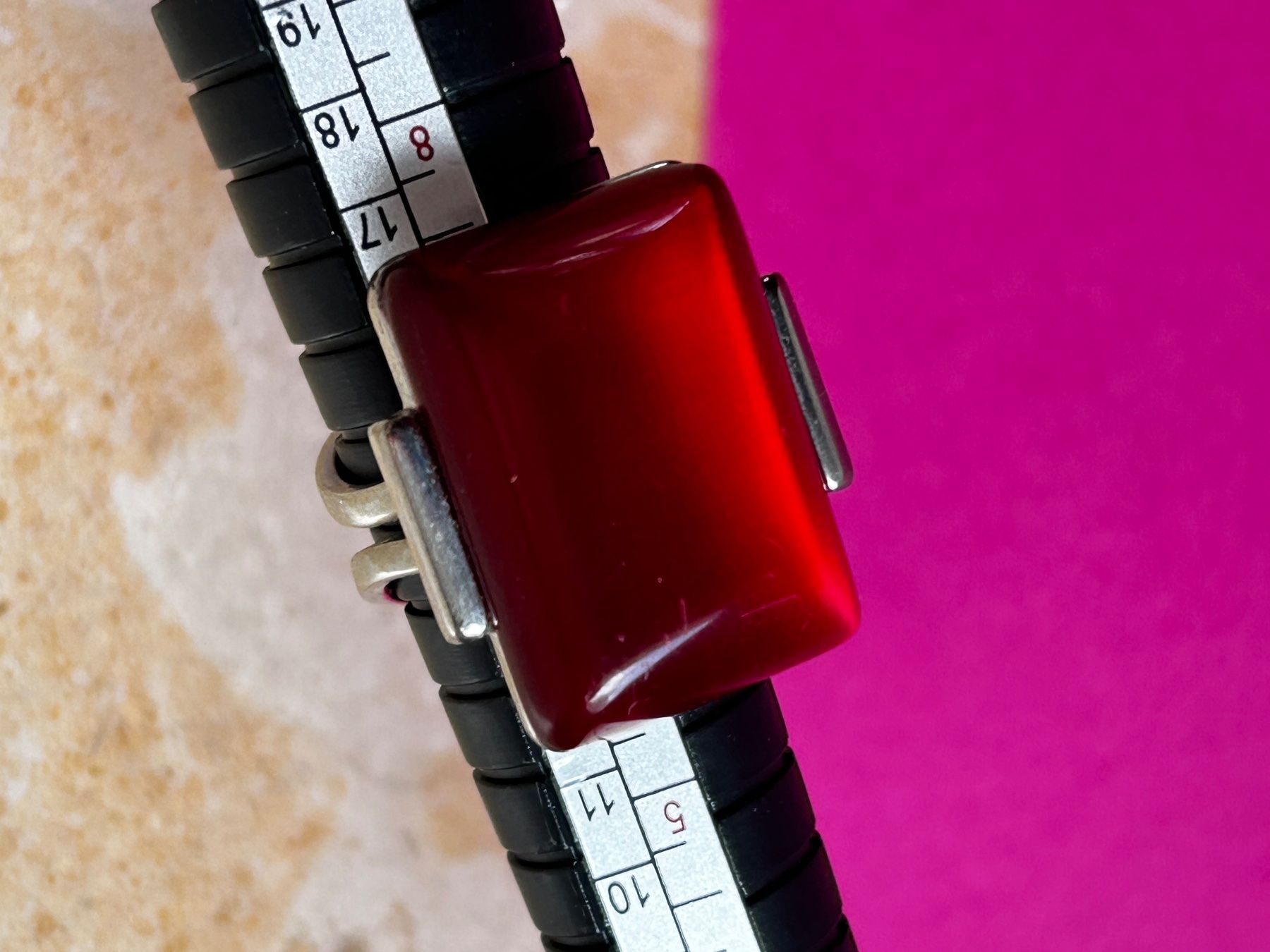 Bagues: Fingerring KIRSCHROT (53) – D'occasion à Dittingen par Bijoubelle 7