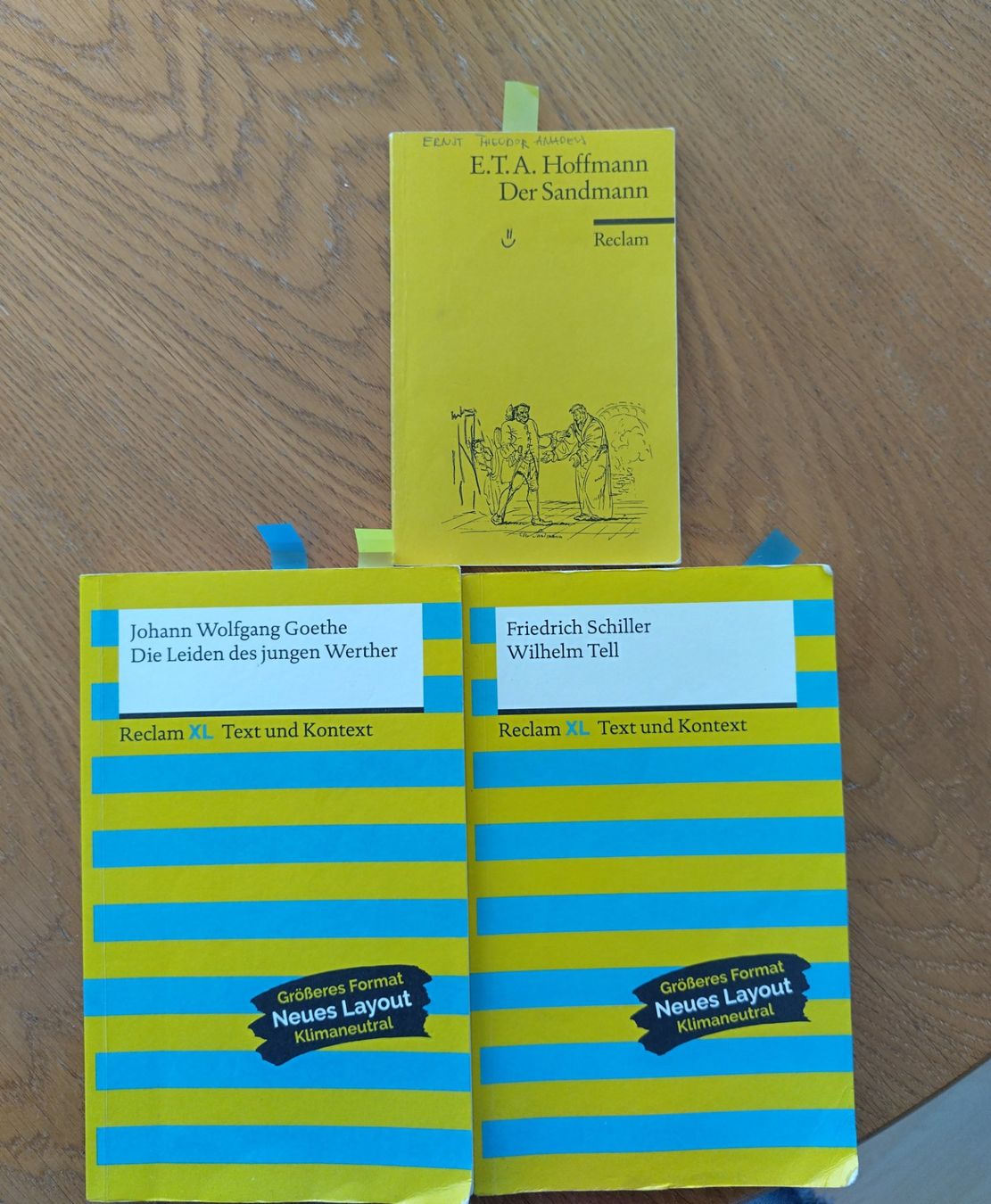 Libri: 3 Deutsch Reclam Bücher – Usato da Rotkreuz venduto da Wirbelprinzessin