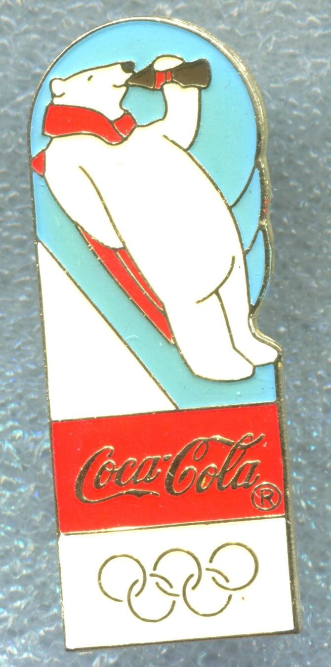 Coca-Cola Plaquettes & Badges: Coca Cola Eisbär  Skeleton – D'occasion à Winterthur par Sammleroase