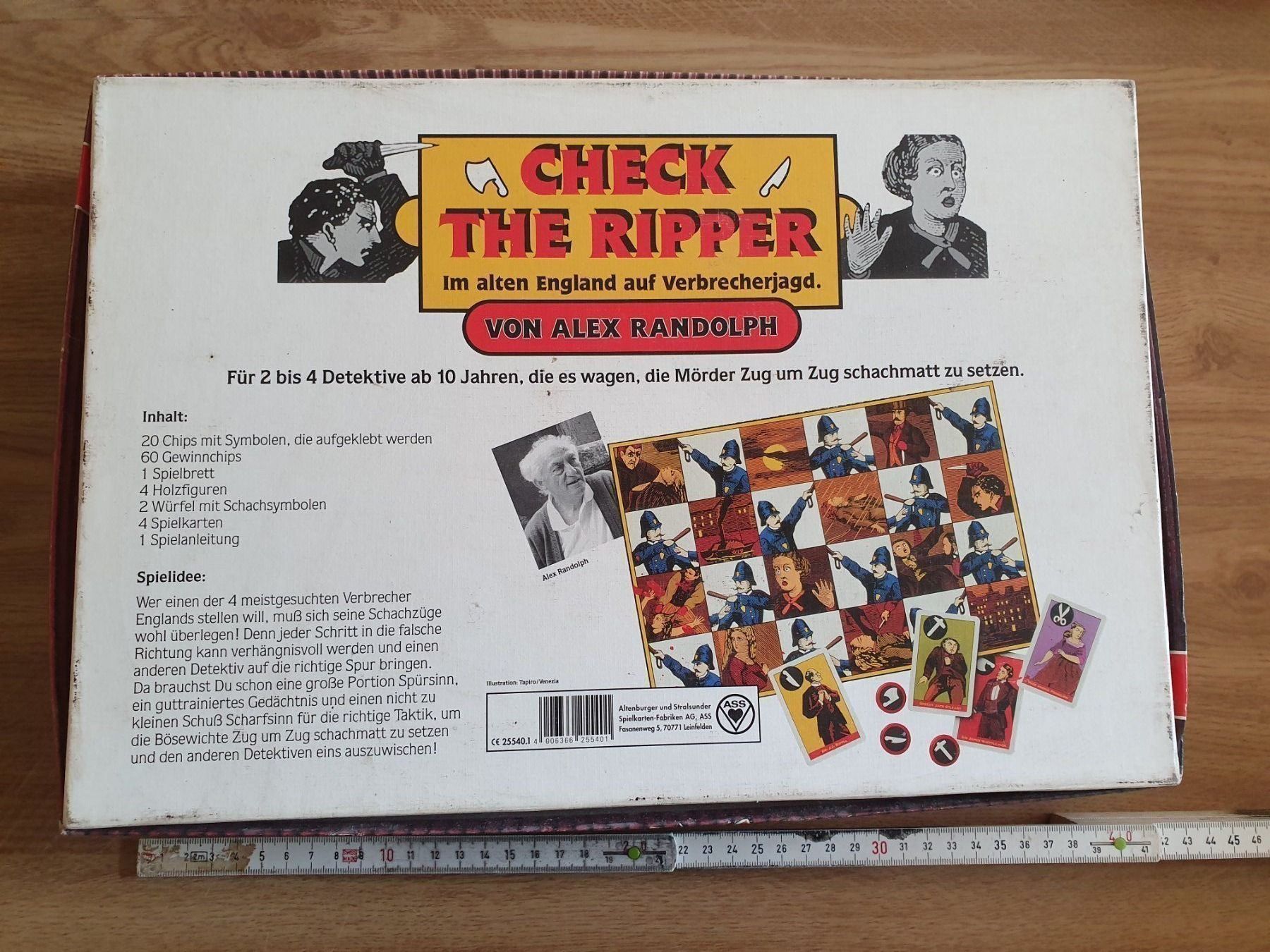 Giochi: Spiel: Check the Ripper – Usato da Marbach LU venduto da rudolfundlucy 1