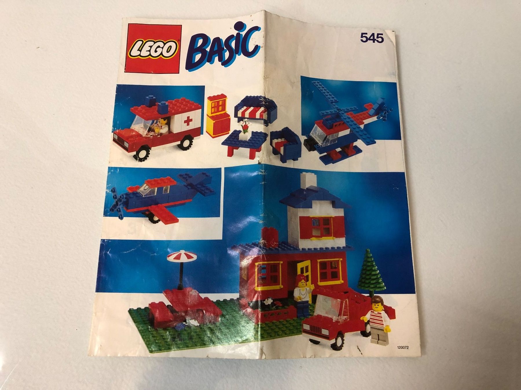 Lego Dokumente: LEGO Basic 545 / 735 Anleitungen 1990 – Gebraucht aus Brunnen von Allerwaren 3