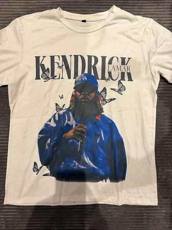 Kendrick Lamar T-Shirt Herren weiss M To Pimp a Butterfly
