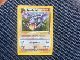 Pokemon Aerodactyl holo Fossil englisch