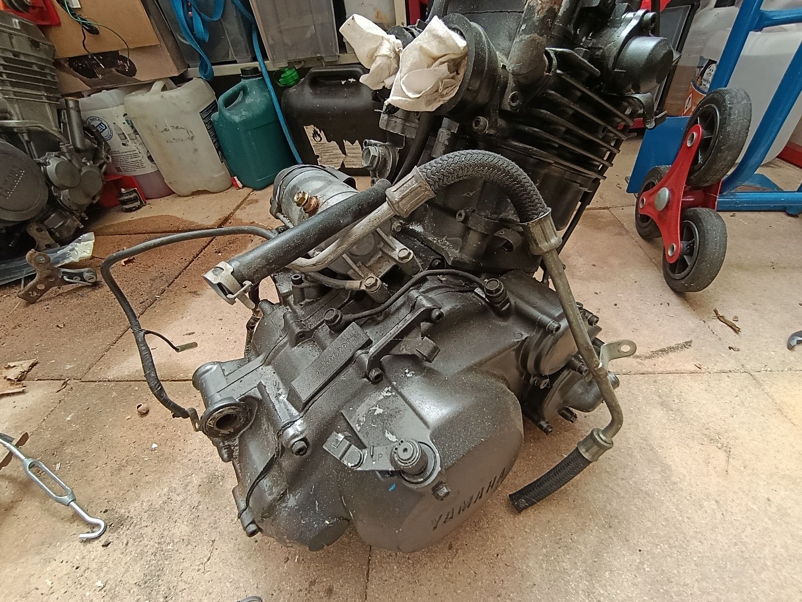 Yamaha Tutti i ricambio per moto: Yamaha XTZ 660 Tenere Motor – Usato da Thun venduto da FJ1200 4