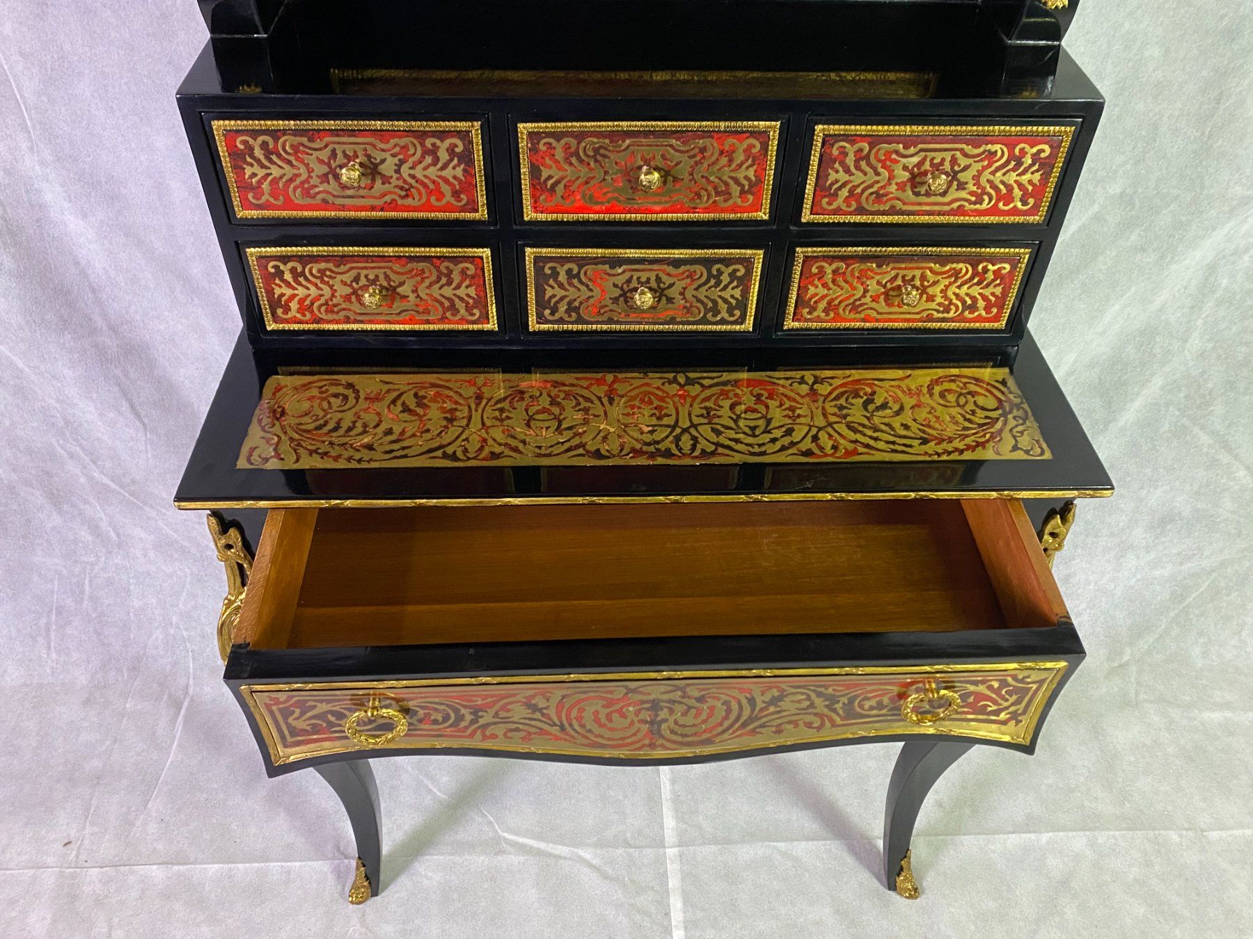 Schreibtische: Secrétaire style André Charles Boulle, – Gebraucht aus geneve von louisart 9