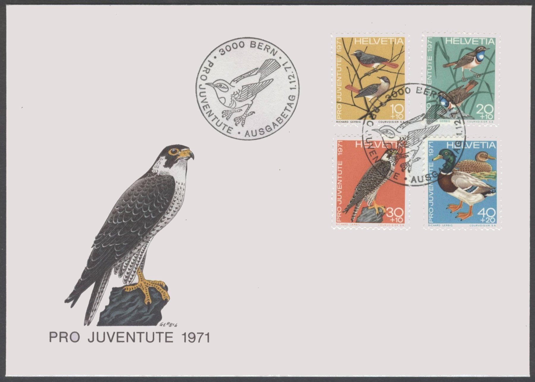 Tutti i francobolli: FDC Pro Juventute 1971 – Usato da Uster venduto da giorgiotr