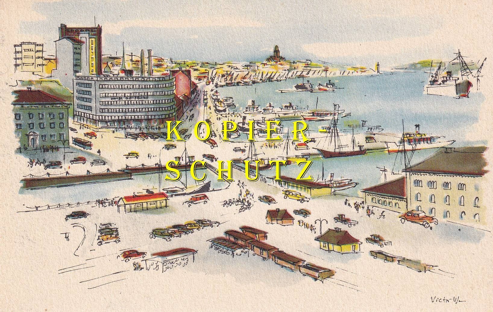 Cartes postales: Göteborg - Skeppsbron /bm – D'occasion à Hombrechtikon par Rudolf07