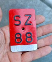 Velonummer SZ von 1988 - Schwyz