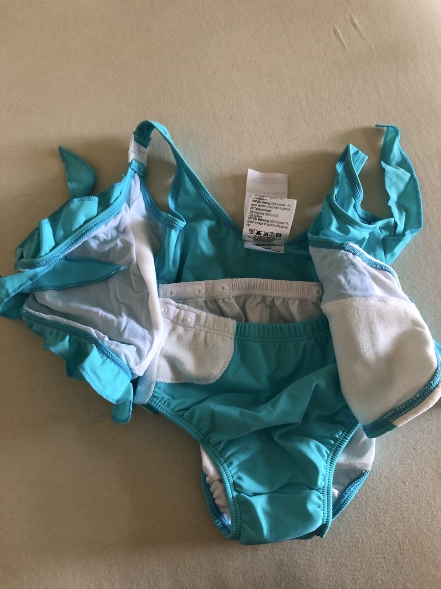 Badekleider & Bikinis: Inkontinenz Badekleid türkis Gr. 3-4 Jahre – Gebraucht aus Zürich von kiwi2309 1