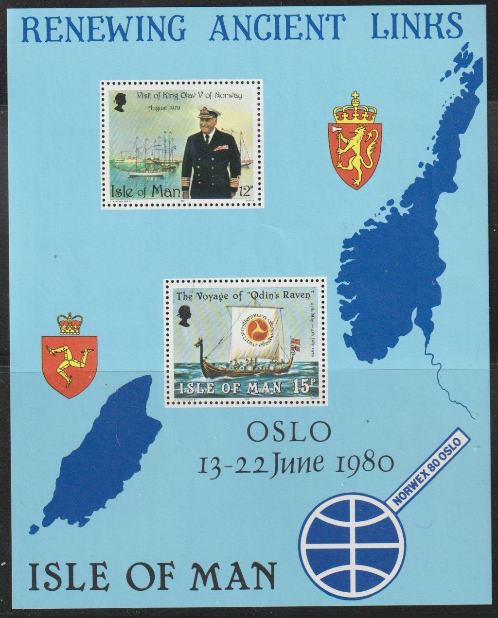 Tutti i francobolli: GB :Ile de Man Lots 1862-1992 – Nuovo e nell'imballaggio originale da Crans-Montana venduto da kira56 2