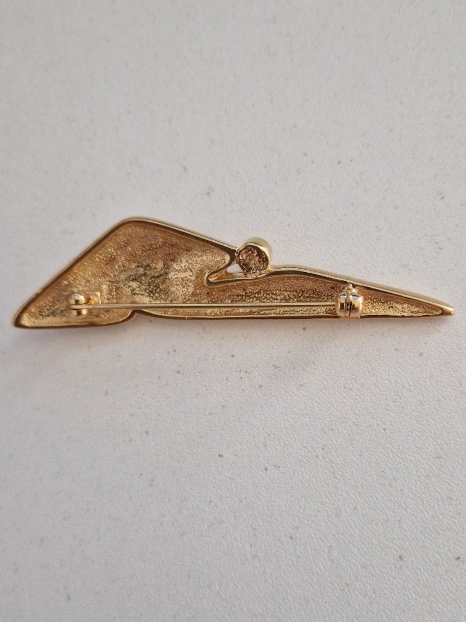 Spille & Fermagli: Delora Design Brosche,Goldfarben, Vintage Schmuck – Nuovo (secondo la descrizione) da Oberwil BL venduto da Katze55 1