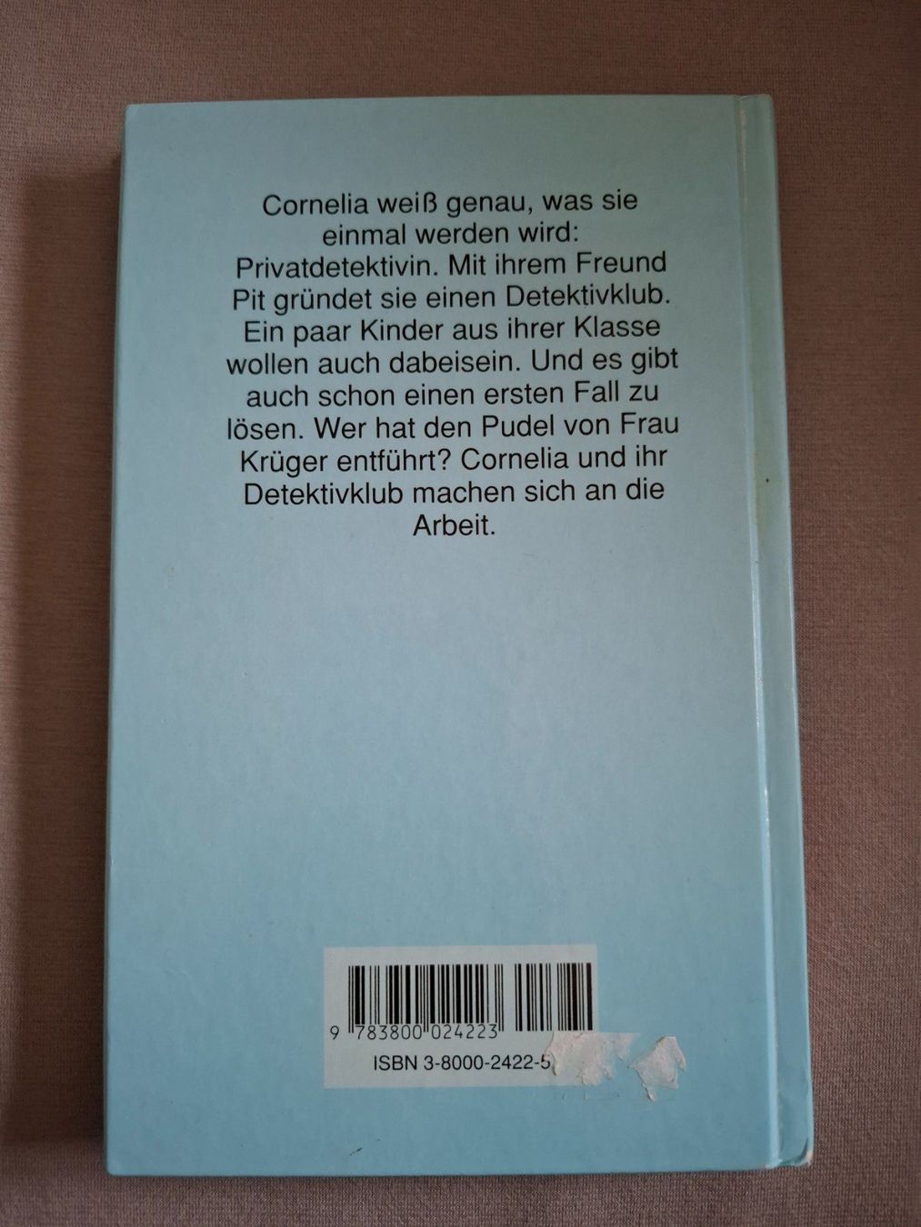 Libri: Cornelia Sommer Privatdetektivin – Usato da Wängi venduto da rah_j_ 1