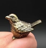 Dekorative Vogel Figur Metall neu