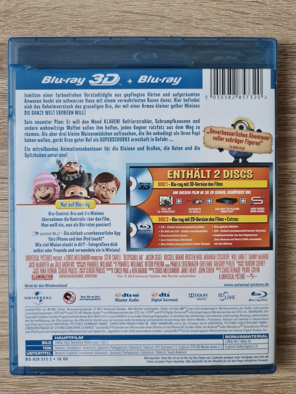 Tutti i DVDs: Despicable Me 3D (2 Disks) - Blu-ray – Usato da Carouge GE venduto da Franllo 1