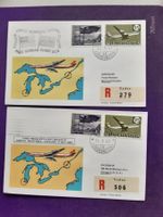 Erstflugbriefe (2) Vaduz-ZH-Montreal und Vaduz-ZH- Chicago