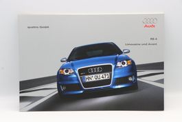 Audi RS4 Limousine & Avant 2006 Prospekt