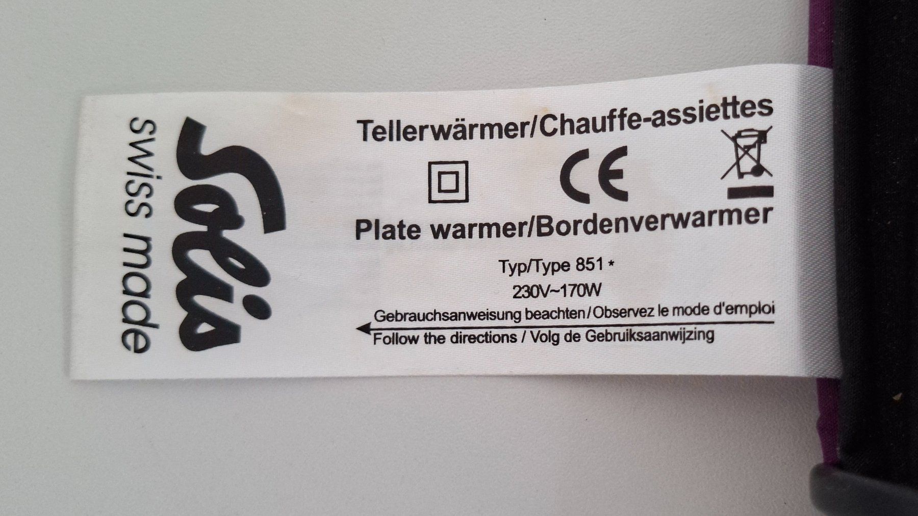 Cucine complete: Tellerwärmer Solis für 6 Teller – Usato da Oftringen venduto da Fliby 1