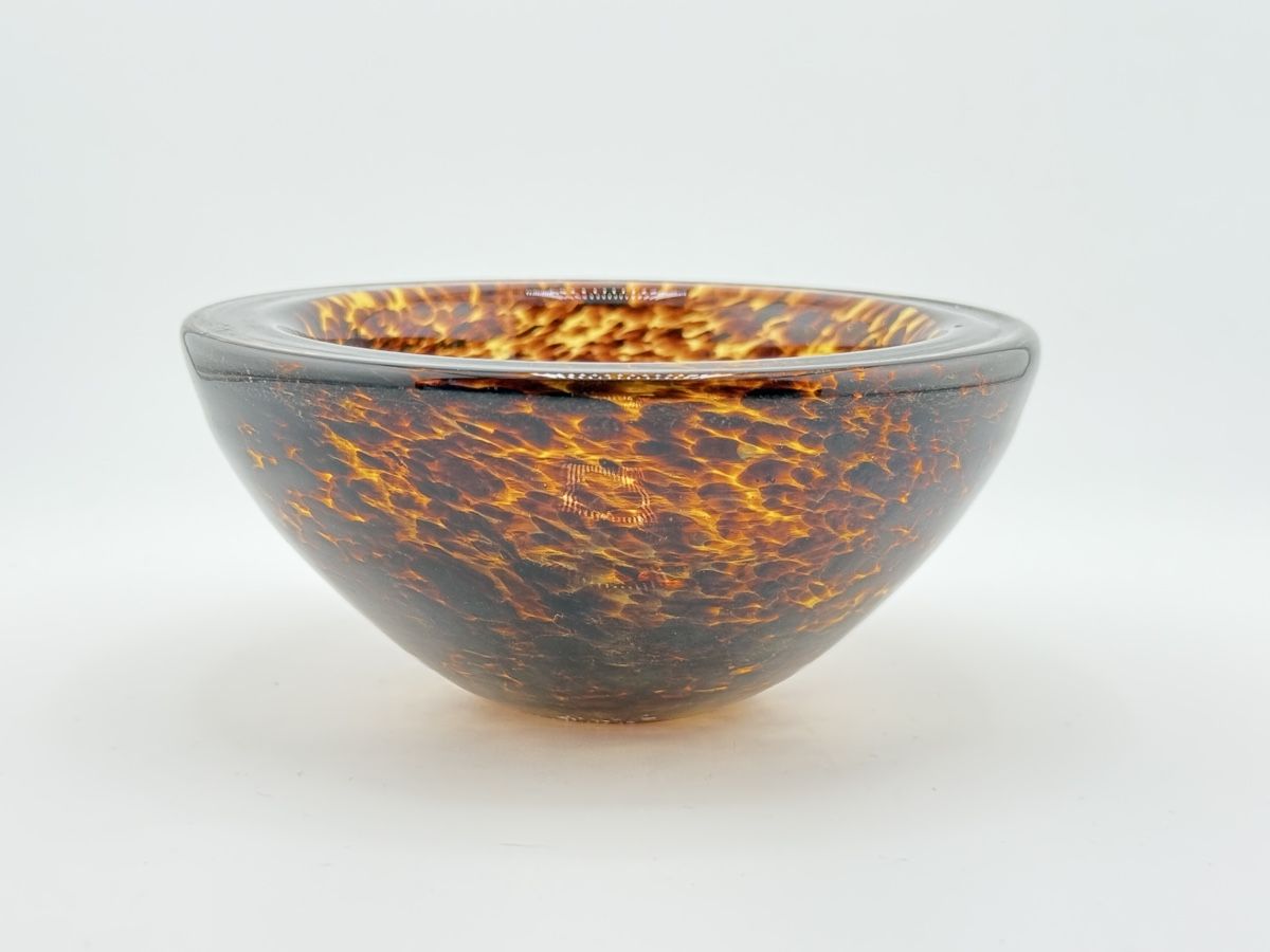 Murano Gläser: Murano Glas Schale Schildpatt Optik Tortoise Shell – Gebraucht aus Zürich von Geniuss 1