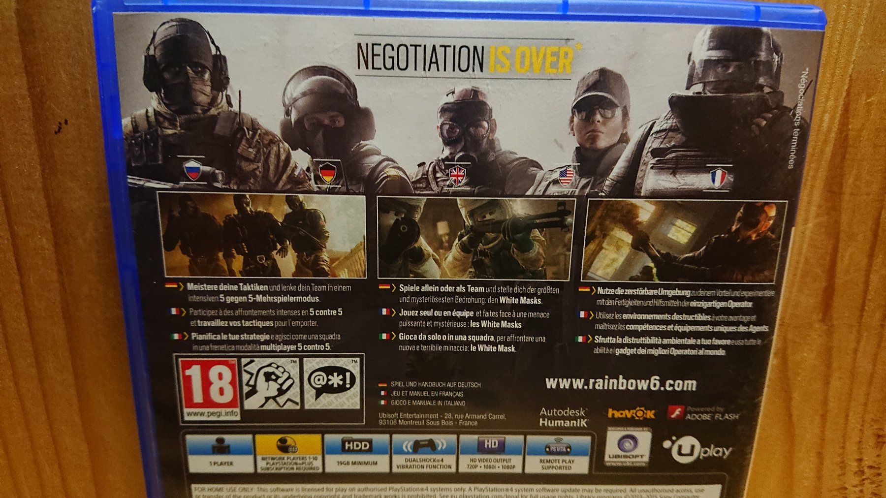 Spiele: Tom Clancy's RAINBOW SIX SIEGE PS4 Game – Gebraucht aus Wilderswil von Exebub 2