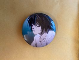 Death Note - Badge L - Neuf - Rare collection printemps