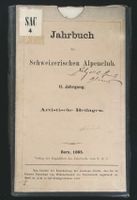 Beilagen SAC Nr. 2 1865 komplett