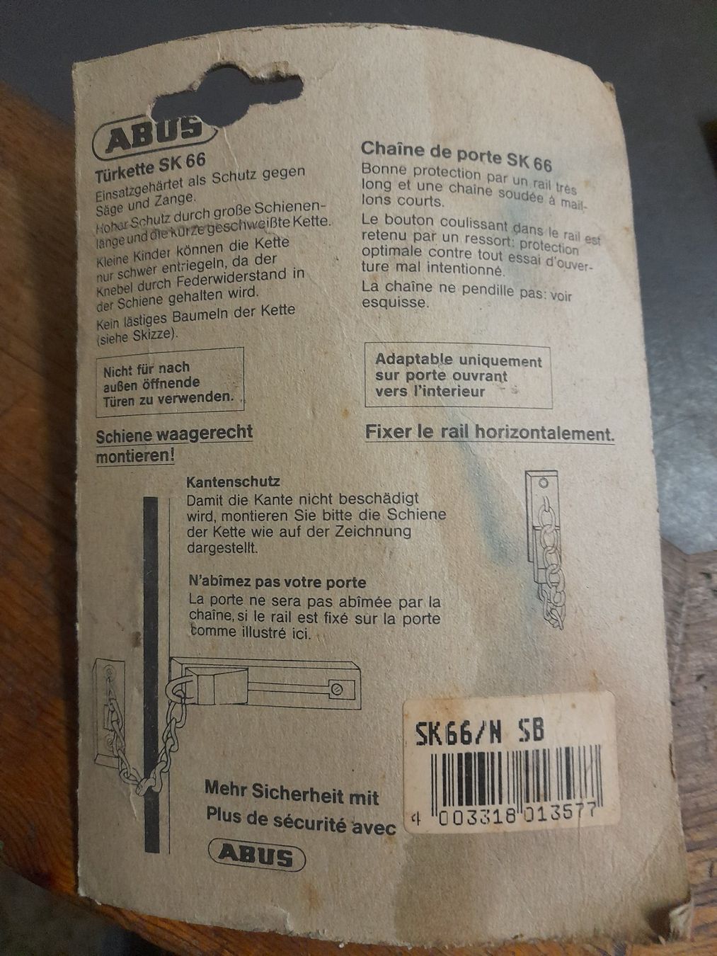 Ferramenta: Türkette ABUS SK66 – Nuovo e nell'imballaggio originale da Stetten AG venduto da K.B-Wa-Maschinencent 1