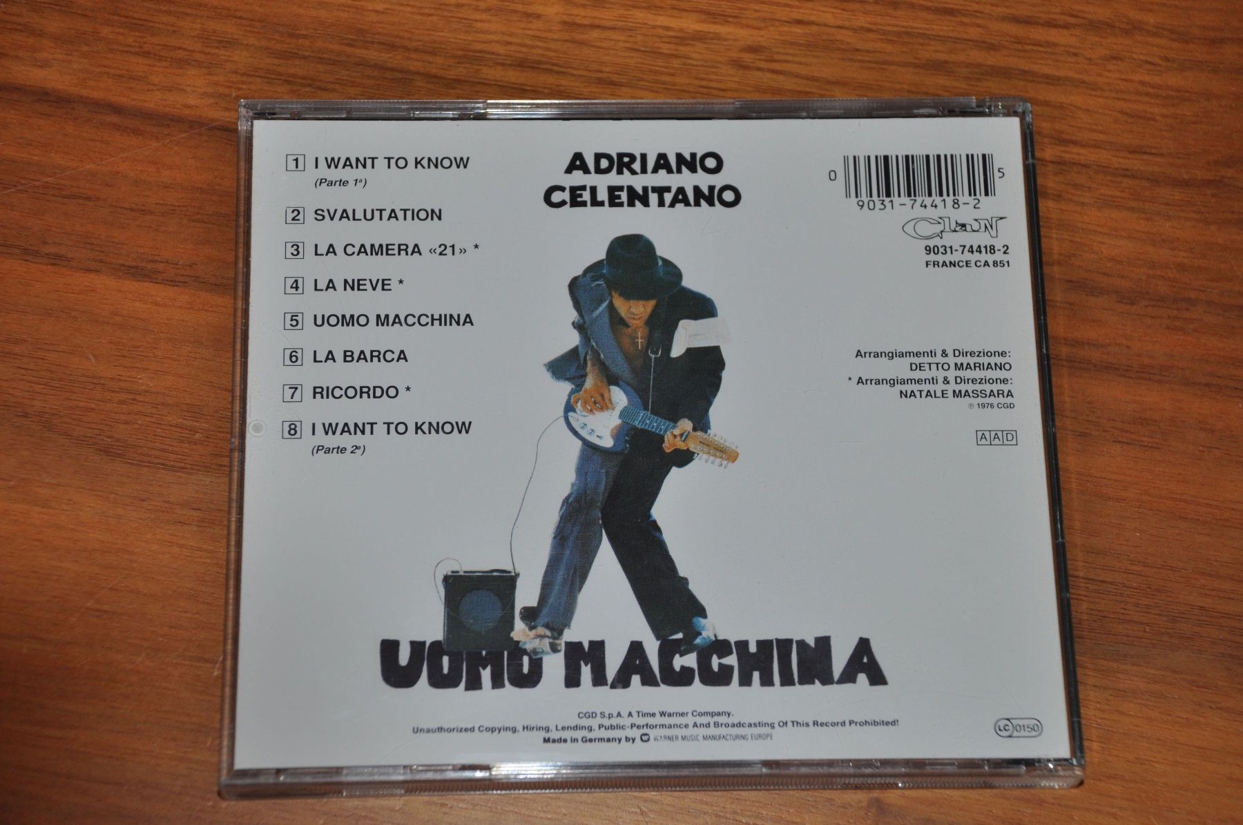 CD: Adriano Celentano: Svalutation (CD; 1976) – Usato da Basel venduto da fido_mania 1