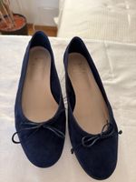 Benci Brothers Ballerinas dunkelblau Wildleder Grösse 39.5