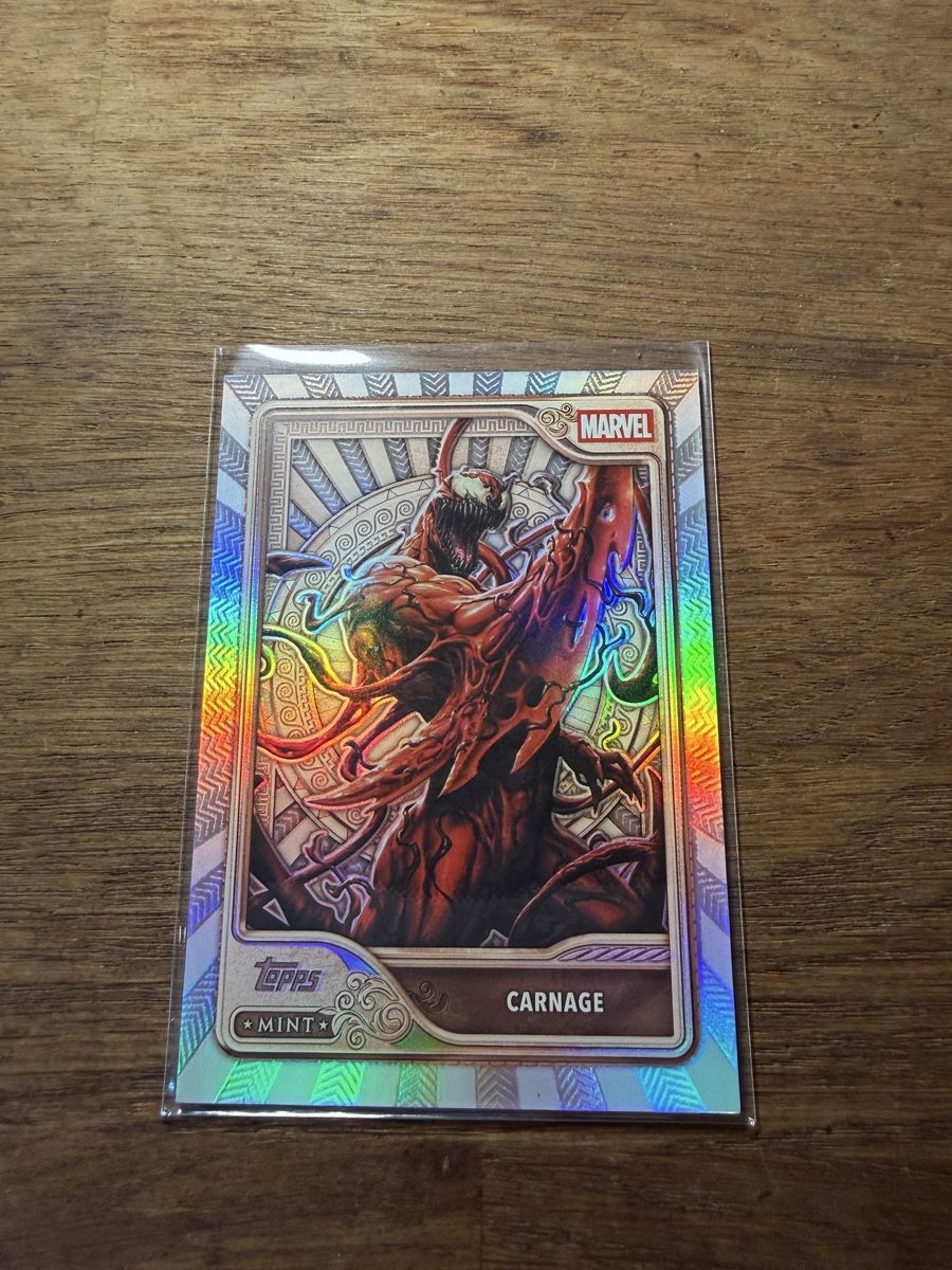 Topps Carte collezionabili: 2026 Topps Marvel Mint Carnage Bronze Card – Nuovo (secondo la descrizione) da Goldach venduto da pipinio