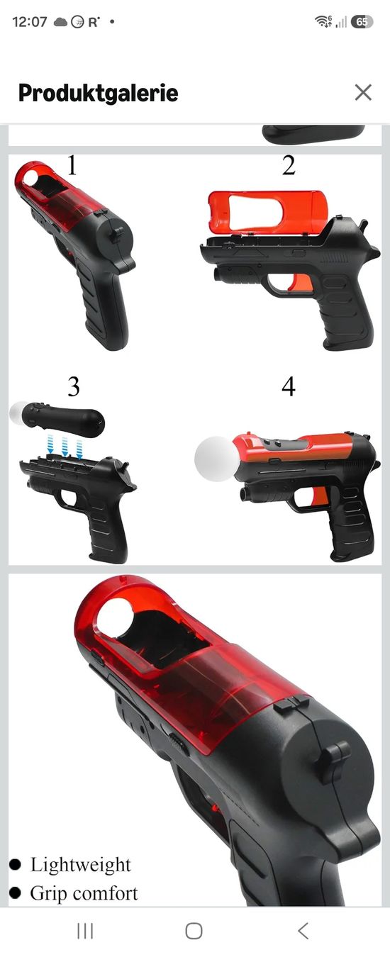 Sony Controller: Sony PS 4 Controller Gun – Usato da Hausen am Albis venduto da car_gdt8 2