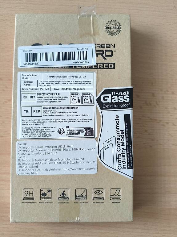 Cover & Protezioni schermo: Smartphone Schutzglas Poco X7 mit Sichtschutz – Nuovo (secondo la descrizione) da Mettmenstetten venduto da lsehmisch 1