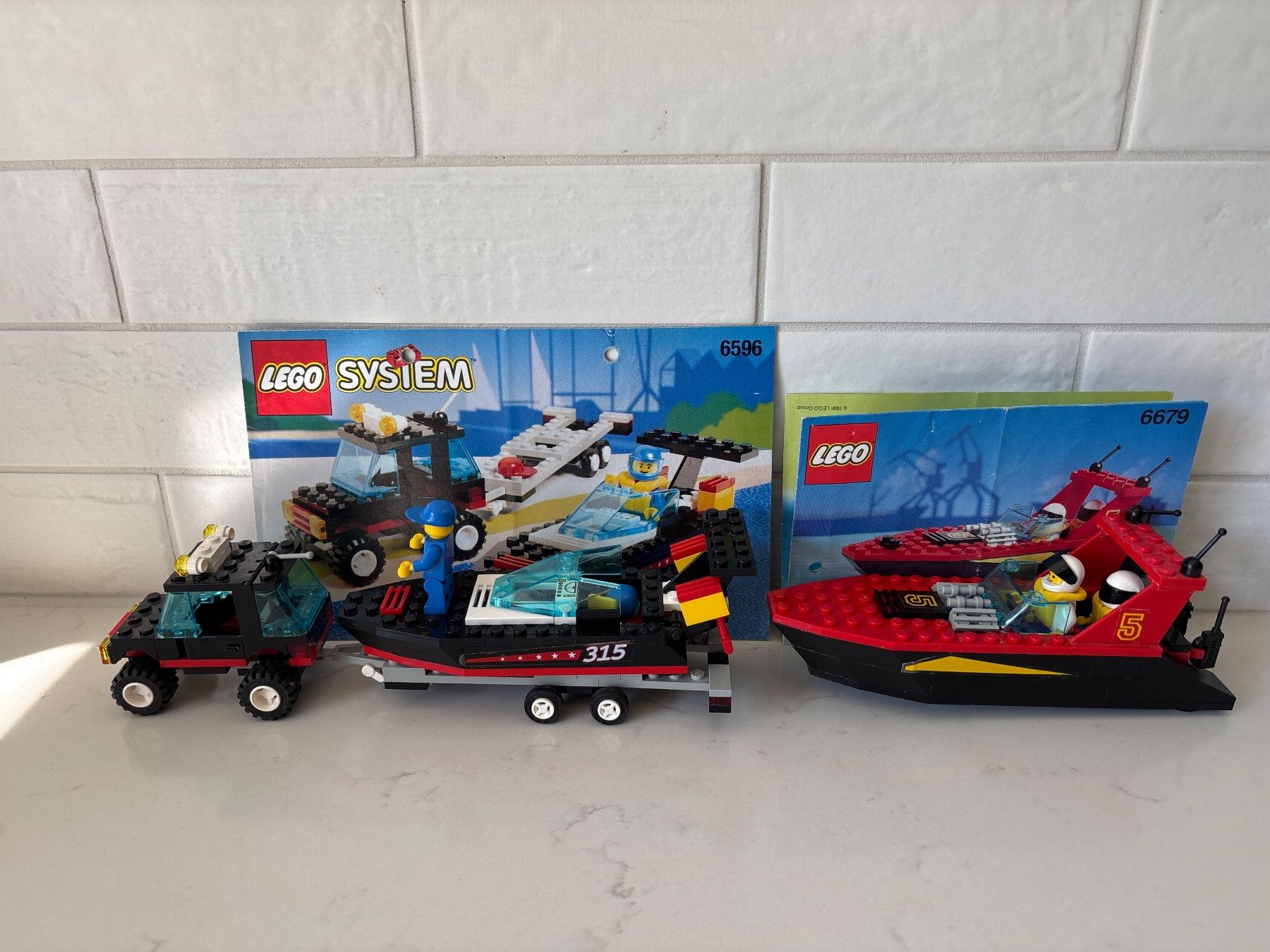 Lego Baukästen: LEGO 6596 6679 Bateaux et remorque. Ensemble. – Gebraucht aus Gollion von Hampton 3
