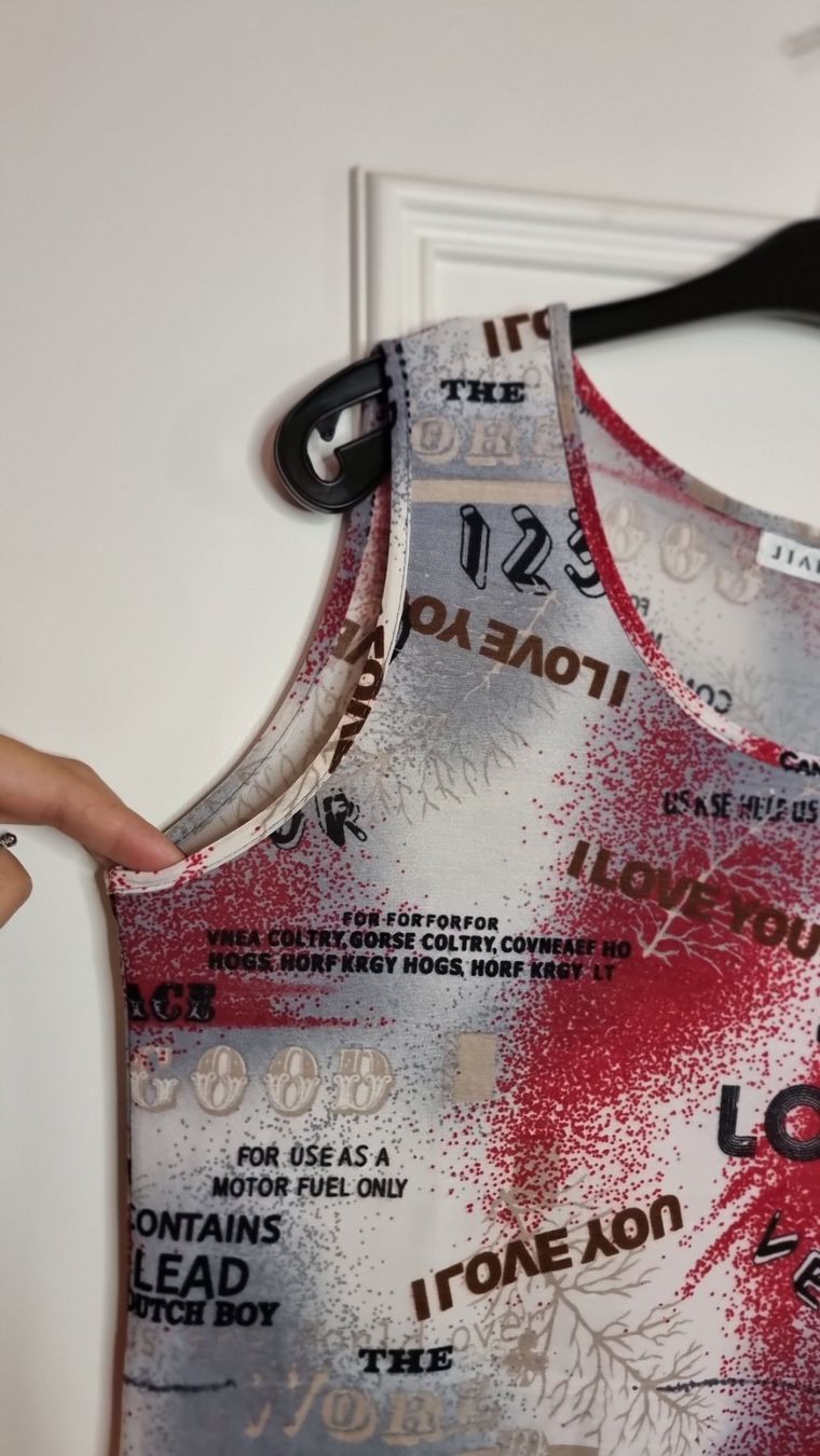 Tops: Jiade Top Tanktop Sommer Print Gr. 40/L – Gebraucht aus Wald ZH von CapLux 2
