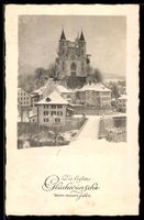 AK Aarburg, Festung und Ortspartie im Winter