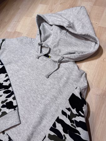 Herren Hoodie - Grau / Camouflage