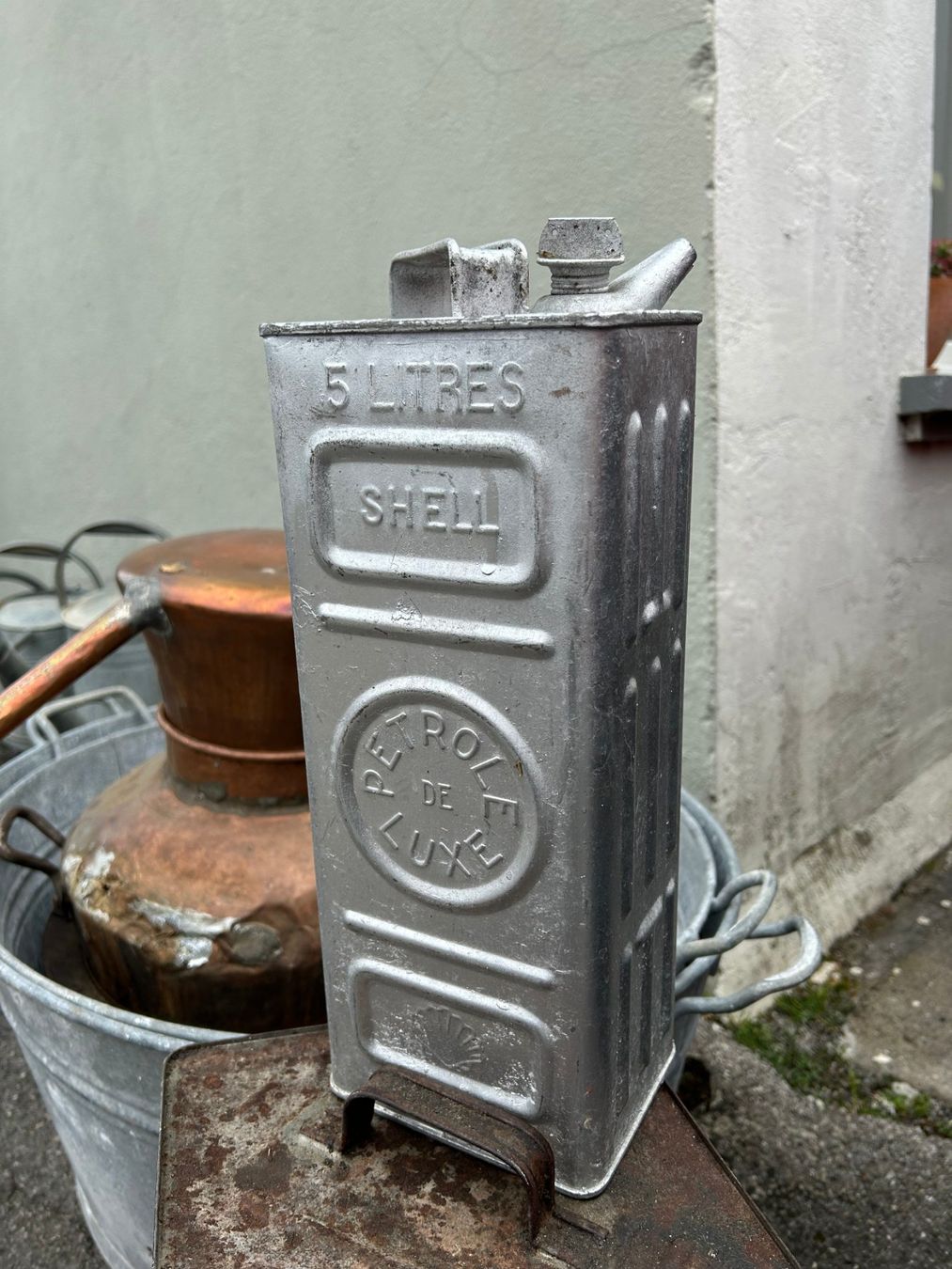 Taniche per benzina: Alter SHELL Petrol De Luxe Kanister 5l – Usato da Sugiez venduto da brockicenter 1