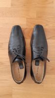 Herrenschuh Halbschuh schwarz, für den schlanken Fuss