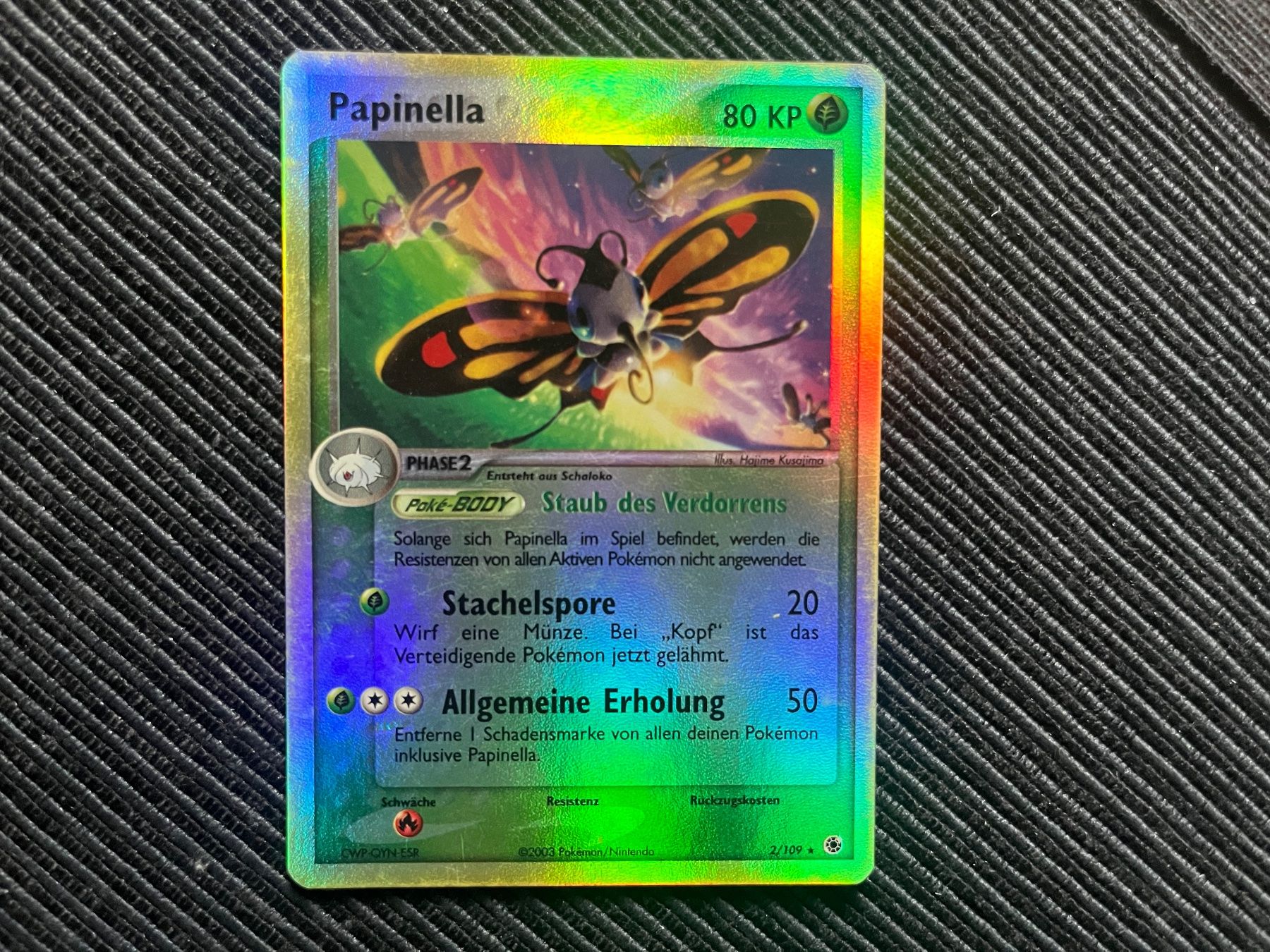 Pokémon Sammelbilder & Trading cards: Pokemon Papinella Reverse holo EX Rubin Saphir – Gebraucht aus Wabern von Collectfun