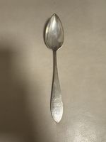 Antiker Biedermeier Silberlöffel 1859 graviert „Gatton“ – Ma