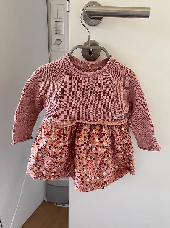 Mayoral Vestiti & Gonne: MAYORAL Kleid 2in1 Strickpullover & Rock Blumen Gr 74 – Usato da Meilen venduto da JuliaFantasma