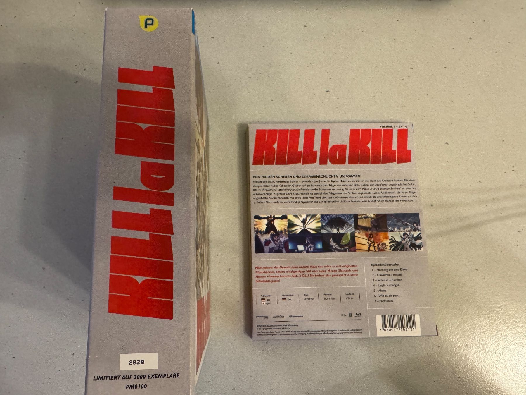 Tutti i DVDs: Kill la Kill Vol 1 - Blu-Ray Schuber 2828/3000 – Usato da Meilen venduto da SeeotterZH 1