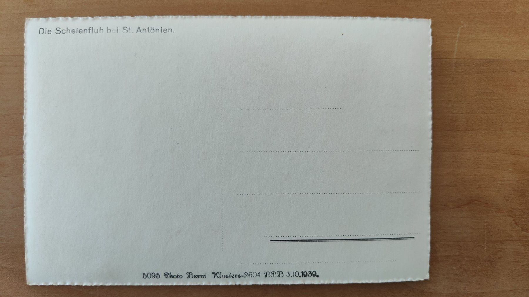 Cartoline postali: Die Scheienfluh bei St. Antönien – Usato da St. Erhard venduto da Chaeferli6 1